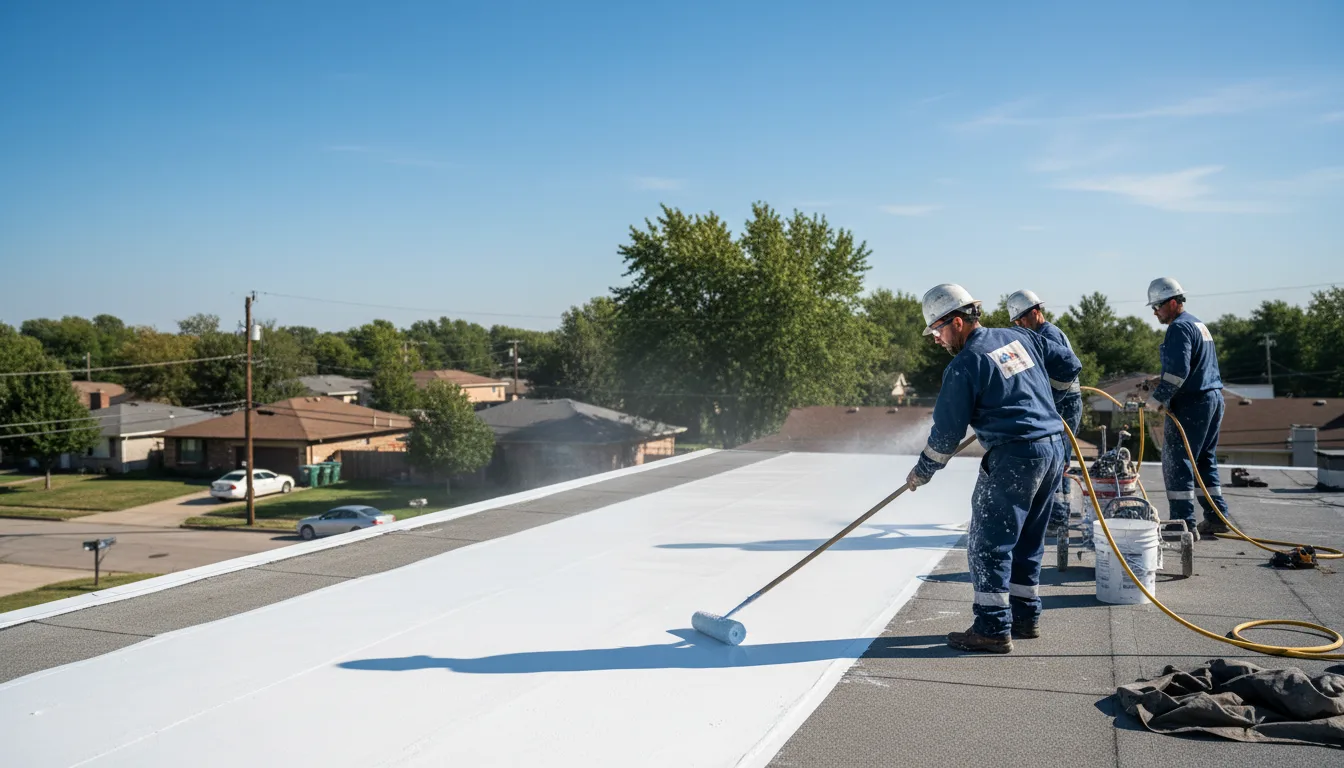 Commercial roof coating in Callensburg, PA near me